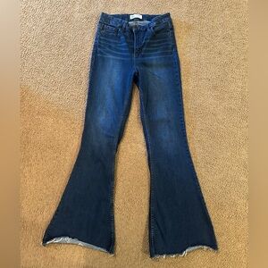 Women’s BKE Parker Flare jeans size 27 ALTERED INSEAM!!